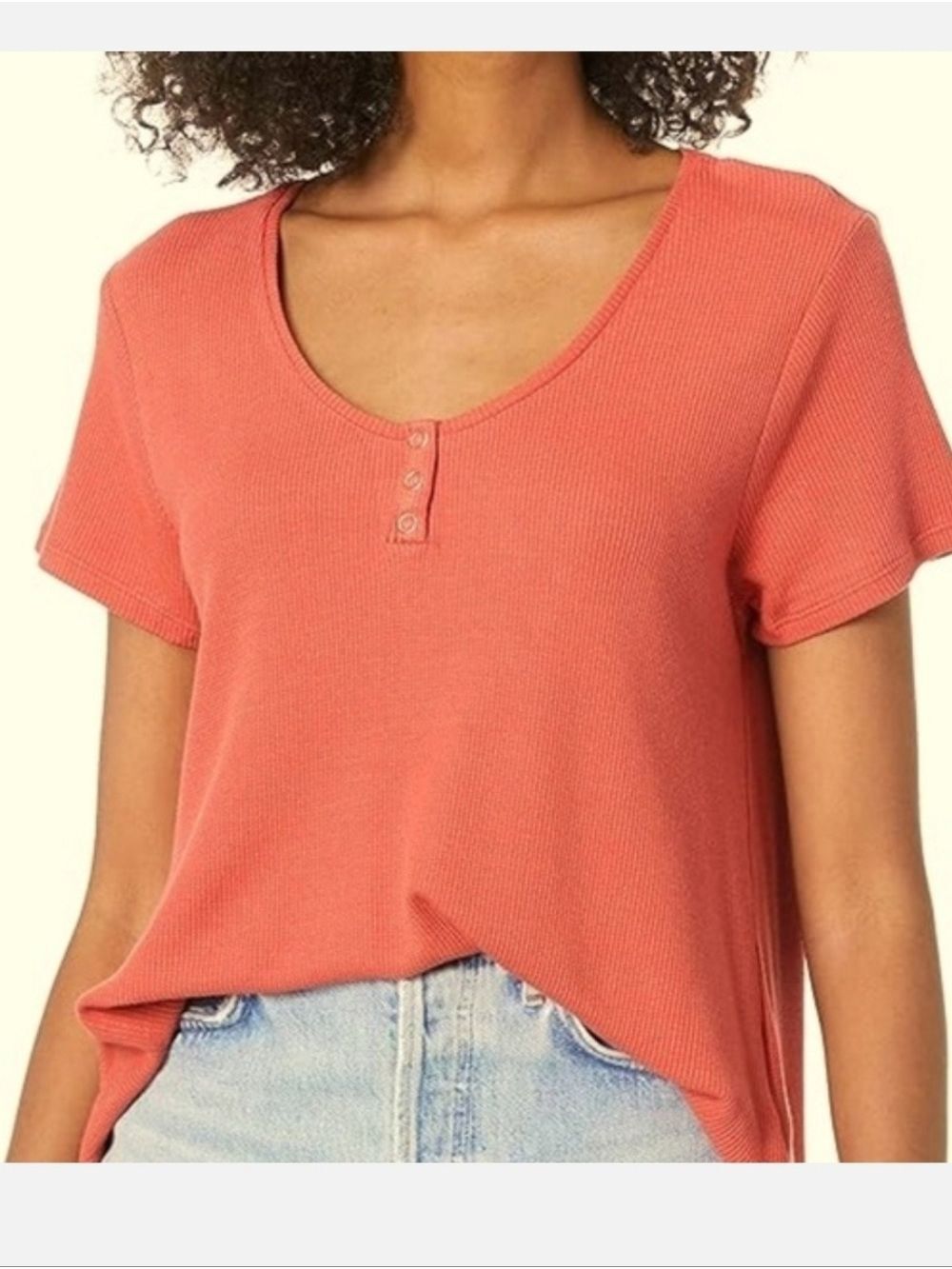 Volcom Lived In Lounge Ribbed Short Sleeve Henley Top